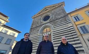 A Prato ritrovato dopo secoli laltare Datini nella chiesa di San Francesco A Prato ritrovato dopo secoli laltare Datini nella chiesa di San Francesco