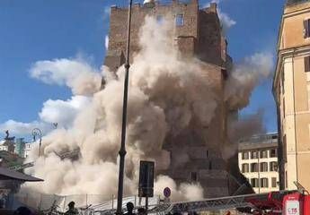 Torre dei Conti appello degli inquirenti Chi ha video del primo crollo si rivolga ai carabinieri Torre dei Conti appello degli inquirenti Chi ha video del primo crollo si rivolga ai carabinieri