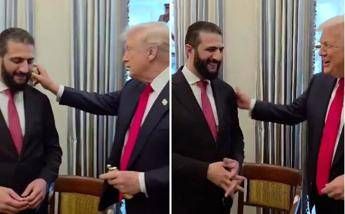 Trump regala il suo profumo a al Sharaa Per te e tua moglie. Quante ne hai