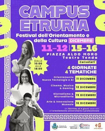 A Cerveteri il Festival Campus Etruria rivolto ai giovani