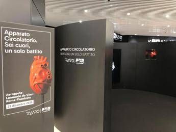 Adr Jago Nella mia opera a Fiumicino il battito che ci collega tutti