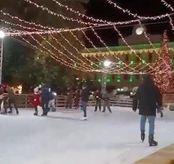 Campobasso si pattina sulle note di Faccetta Nera scoppia la polemica