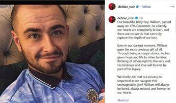 E morto a 31 anni lattore di Waterloo Road William Rush E morto a 31 anni lattore di Waterloo Road William Rush