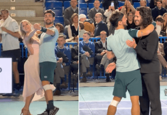 Fognini Lini dalla pista di Ballando al campo da tennis lo show tra un match e laltro