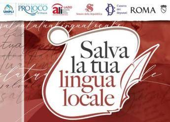 Salva la tua lingua locale domani in Campidoglio la premiazione Salva la tua lingua locale domani in Campidoglio la premiazione