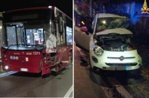 Scontro tra auto e bus ad Acilia morta 27enne ferita lamica