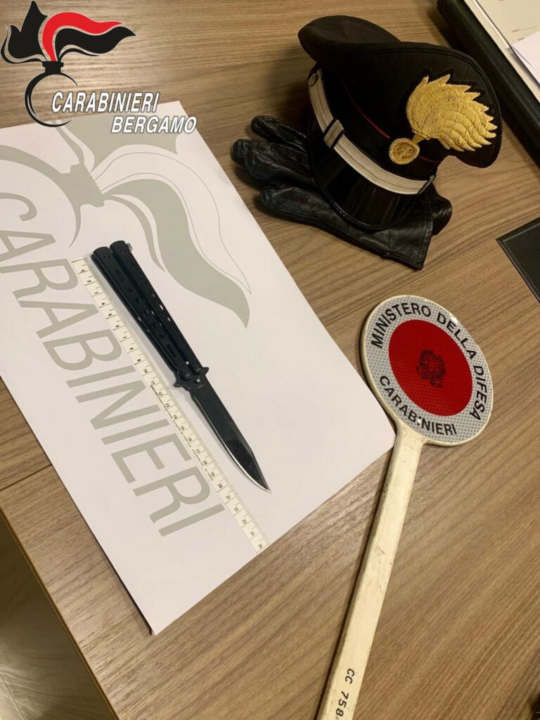 Albano Sant’Alessandro, minaccia i familiari con un coltello e ferisce la madre arrestato 22enne