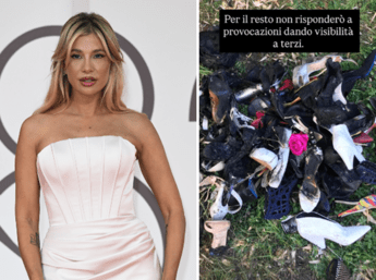 Clizia Incorvaia mostra le scarpe bruciate sui social Solo chi ha subito violenza sa