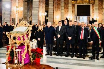 Crans Montana Meloni i ministri e le opposizioni alla messa a Roma per le vittime Crans Montana Meloni i ministri e le opposizioni alla messa a Roma per le vittime