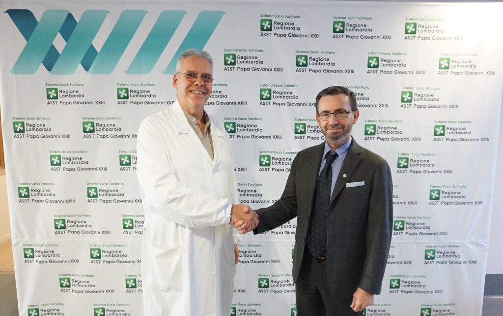 Fulvio Crippa con il dg Francesco Locati