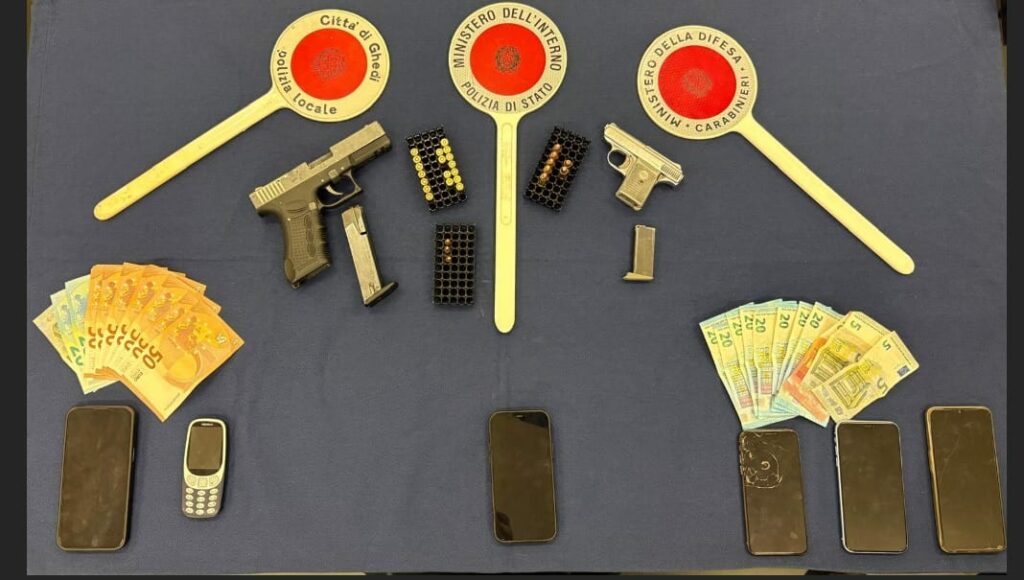 Ghedi, sequestro a scopo di estorsione tre arresti, trovate armi e munizioni