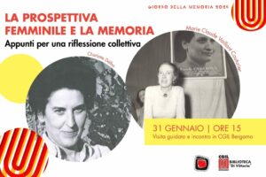 Giornata della Memoria 2026 a Bergamo una visita guidata e un incontro sulla prospettiva femminile nella memoria Giornata della Memoria 2026, a Bergamo una visita guidata e un incontro sulla prospettiva femminile nella memoria