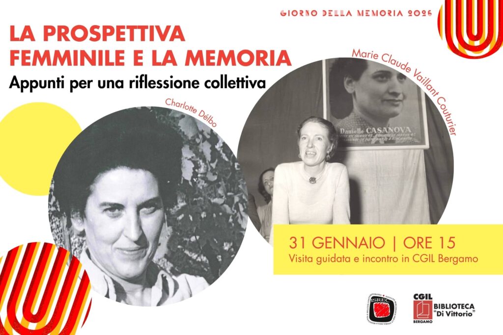 Giornata della Memoria 2026, a Bergamo una visita guidata e un incontro sulla prospettiva femminile nella memoria