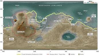 Lacqua nel passato di Marte lINAF pubblica la nuova mappa delle argille