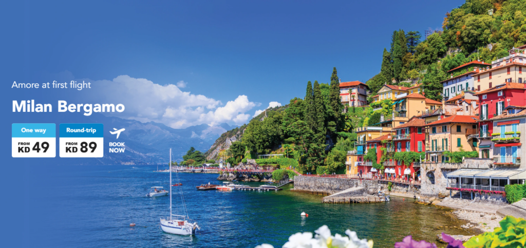 Nuovo collegamento tra Milano Bergamo Airport e Kuwait City dal 20 maggio 2026