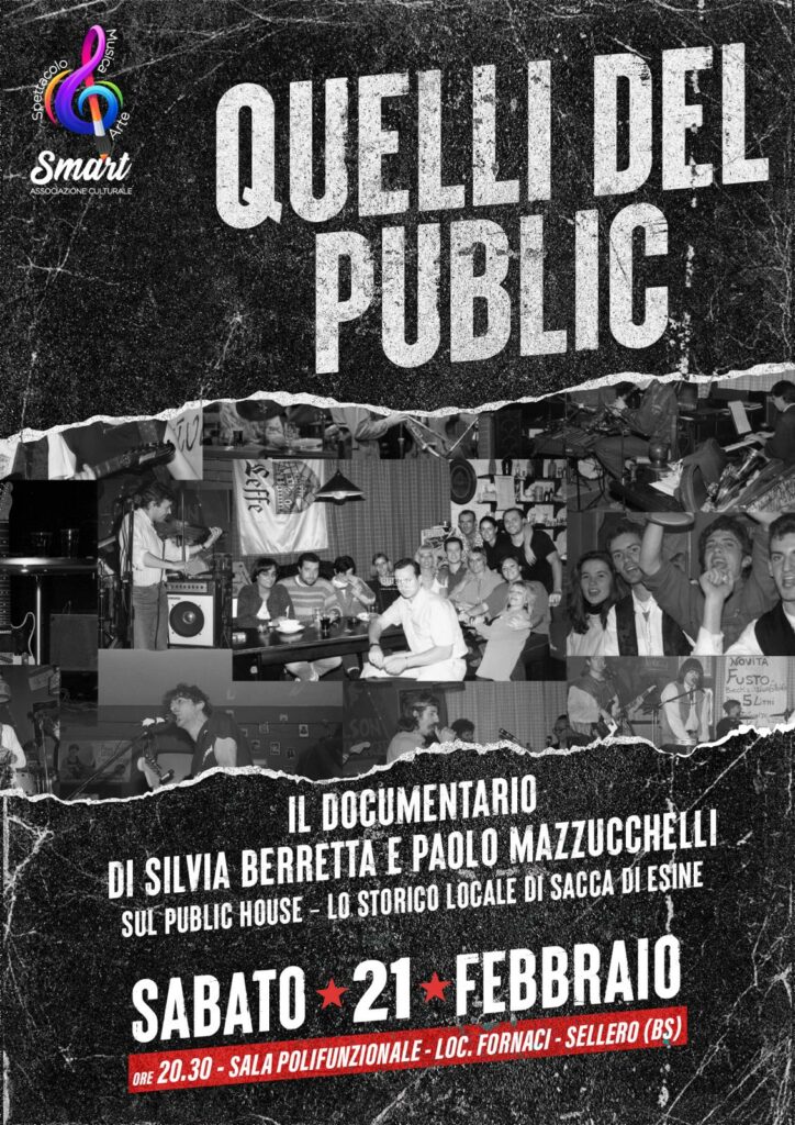 “Quelli del Public” a Sellero la proiezione del documentario sul mitico Public House