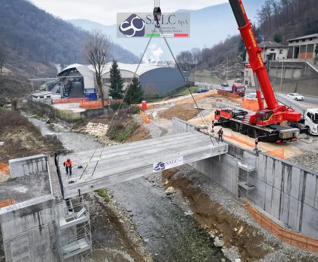 Raccordo autostradale della Valtrompia nuovo “ponte cantiere” all’imbocco Nord di Lumezzane