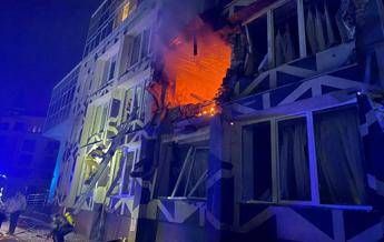 Ucraina raid russo su Kiev almeno 2 morti Ucraina raid russo su Kiev almeno 2 morti