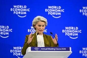 Von der Leyen a Davos Costruire indipendenza Europa vecchio ordine non tornera