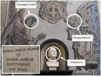 Angelo Meloni centrano il re Umberto II e i gioielli della Corona Angelo Meloni centrano il re Umberto II e i gioielli della Corona