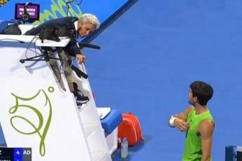 Arbitro gli rifila un warning Alcaraz si infuria la lite a Doha