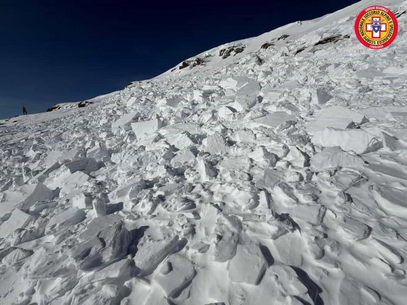 Collio – Valanga al Passo Maniva, intervento del Soccorso Alpino nessuna persona coinvolta