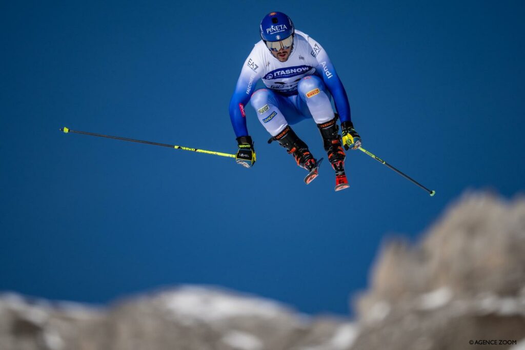Federico Tomasoni d’argento alle Olimpiadi Acqua Pineta al suo fianco nel percorso verso il traguardo