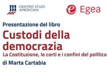 Libri mercoledi presentazione del libro Custodi della democrazia di Marta Cartabia Libri mercoledi presentazione del libro Custodi della democrazia di Marta Cartabia