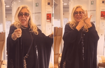 Mara Venier verso Sanremo e polemica Vai con aereo privato coi nostri soldi. E lei replica