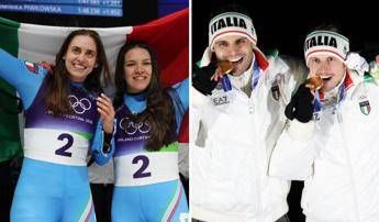 Milano Cortina slittino magico Italia fa doppietta doro