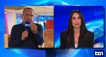 Sanremo Carlo Conti e la richiesta a sorpresa a Giorgia Cardinaletti Conduci la finale del Festival con me Sanremo Carlo Conti e la richiesta a sorpresa a Giorgia Cardinaletti Conduci la finale del Festival con me