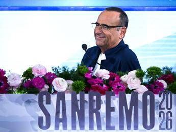 Sanremo Conti Molto contento risultato ascolti ho stesso sorriso dello scorso anno Sanremo Conti Molto contento risultato ascolti ho stesso sorriso dello scorso anno