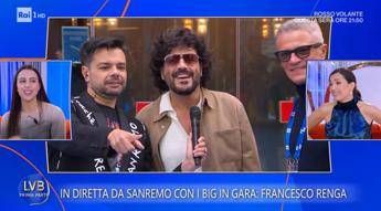 Sanremo Renga e il siparietto con la figlia Jolanda Le prove Non sono andate benissimo