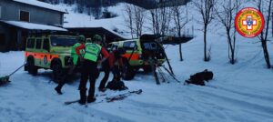 Tavernole sul Mella – Scialpinista infortunato a Malga Pontogna, intervento del Soccorso Alpino
