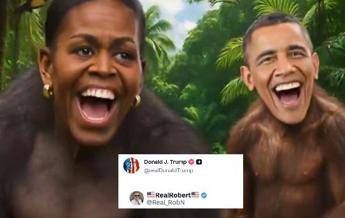 Trump gli Obama come scimmie il video razzista rilanciato dal presidente Trump gli Obama come scimmie il video razzista rilanciato dal presidente