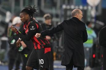 Allegri lo sostituisce Leao rifiuta labbraccio cose successo in Lazio Milan Allegri lo sostituisce Leao rifiuta labbraccio cose successo in Lazio Milan