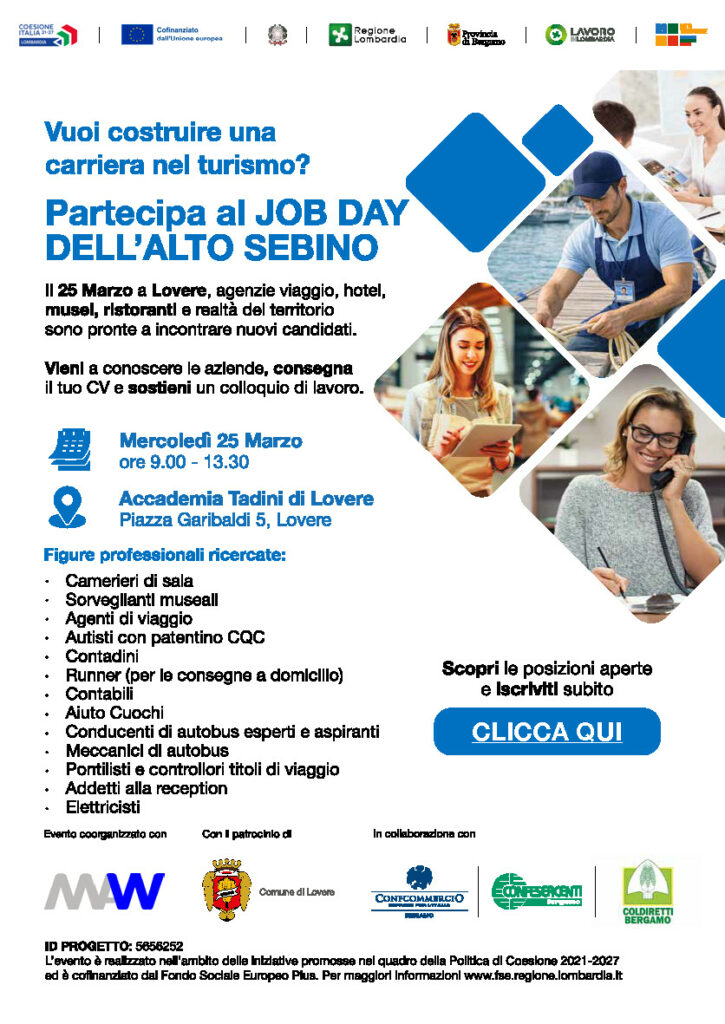 Job Day dell’Alto Sebino a Lovere aziende e candidati si incontrano per nuove opportunità di lavoro