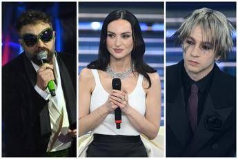 Sanremo le pagelle ai look della finale Arisa pigliatutto Chiello goth e Dargen scalzo Sanremo le pagelle ai look della finale Arisa pigliatutto Chiello goth e Dargen scalzo