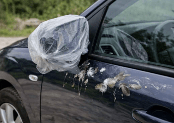 Sempre piu automobilisti avvolgono gli specchietti con sacchetti di plastica ecco il perche