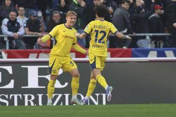 Serie A Bologna Verona 1 2 successo salvezza dei giallobu. Fiorentina Parma finisce 0 0