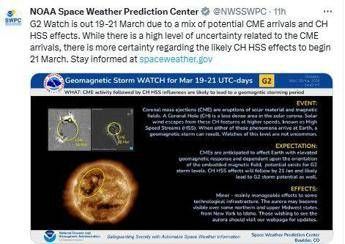 Tempesta geomagnetica in arrivo sulla Terra cose ed effetti