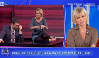Carmen Russo le scuse di Luciana Littizzetto per le battute sulla gravidanza Meglio tardi che mai