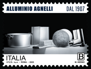 Giornata Made in Italy, Poste celebra a Bergamo Alluminio Agnelli con un francobollo speciale