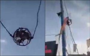 Incidente al luna park di Siviglia il cavo si spezza la cabina precipita
