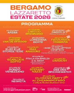 Lazzaretto Estate 2026 a Bergamo concerti, spettacoli e comicità dal 19 giugno al 25 luglio