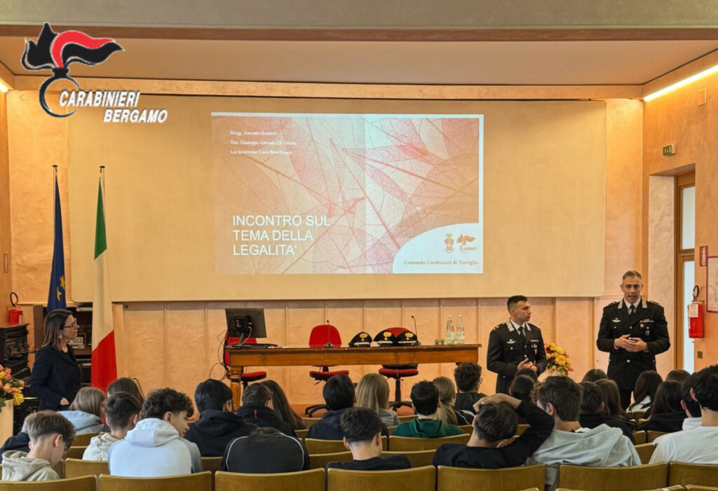Treviglio (Bergamo), Carabinieri al Facchetti incontro su bullismo e droga con gli studenti il 10 aprile 2026