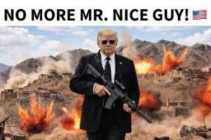 Trump fucile in mano e messaggio allIran Il Bravo ragazzo non ce piu