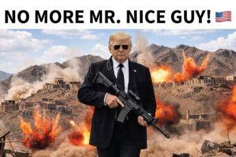 Trump fucile in mano e messaggio allIran Il Bravo ragazzo non ce piu