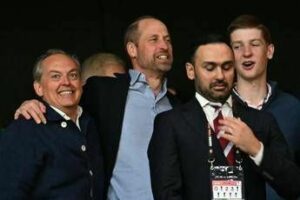 Aston Villa segna principe William impazzisce gioia in finale di Europa League