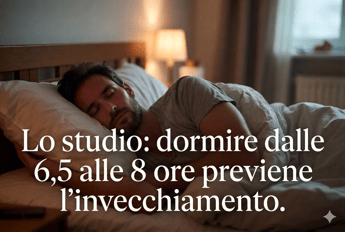 Chi dorme troppo o troppo poco invecchia prima lo studio